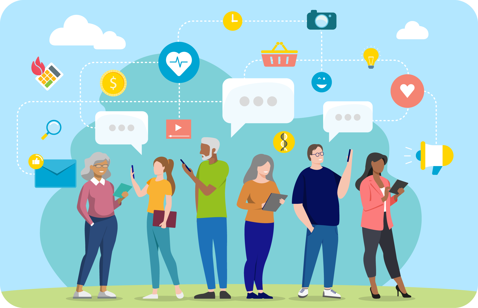 Conversation graphic