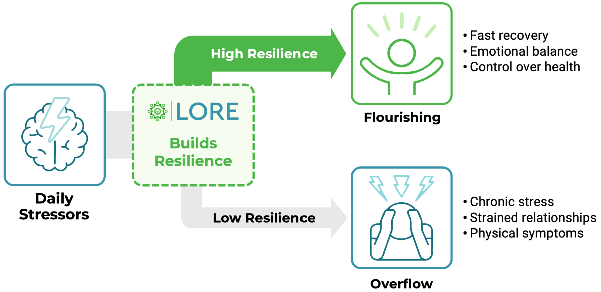 Lore helps build resilience to avoid overflow.